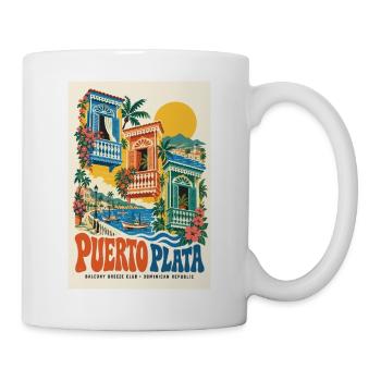 Erleben Sie Puerto Plata in der Dominikanischen Republik - Tasse - Weiß - Rechts
