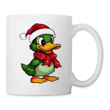 Weihnachten Entchen - Tasse - Weiß - Rechts