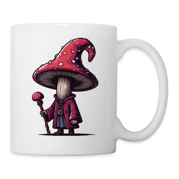 Pilz Abenteurer - Tasse - Weiß - Rechts