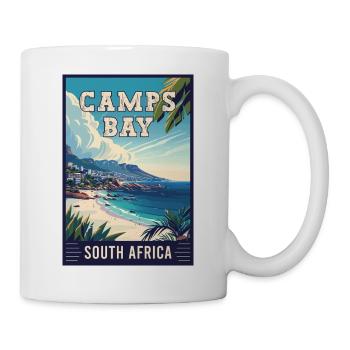 Erleben Sie die Coastal Splendor Camps Bay, Südafrika, - Tasse - Weiß - Rechts
