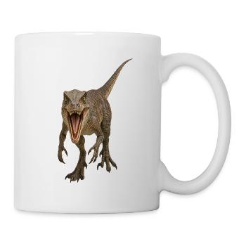 Velociraptor - Tasse - Weiß - Rechts