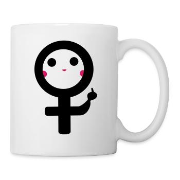 Femme - Mug blanc - blanc - Droite