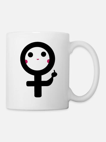 Femme - Mug blanc - blanc