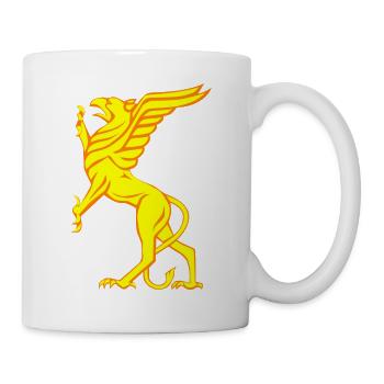 Vogel Greif - Tasse - Weiß - Rechts