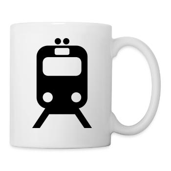Rail transportation - Mug - white - Right