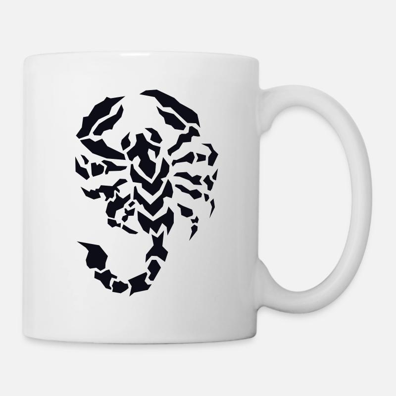 skorpion - Tasse - Weiß