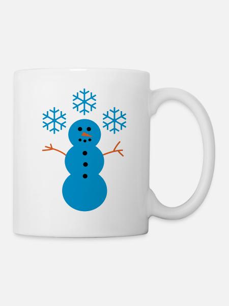 Schneemann - Tasse - Weiß