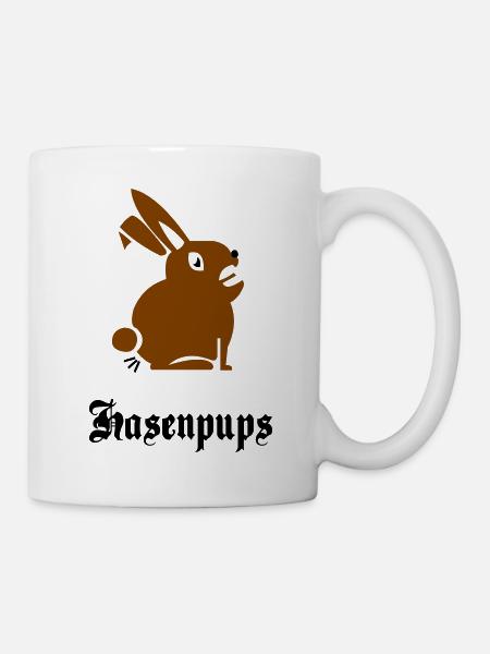 Hasenpups - Tasse - Weiß