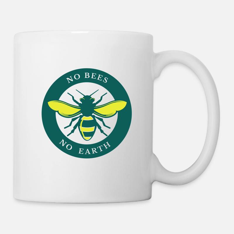 Pas d'abeilles, de la Terre - Mug blanc - blanc