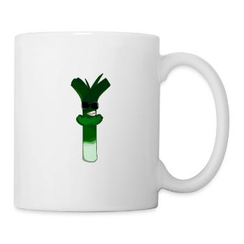 Cool leek Funny workout gym shirt gift - Mug - white - Right