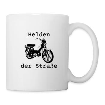 Helden der Straße, Kreidler Flory, 25 km/h, Mofa - Tasse - Weiß - Rechts