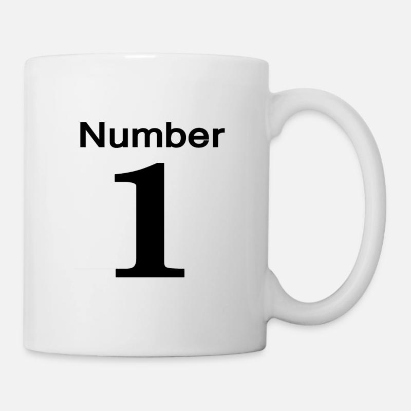 number 1 - Mug - white