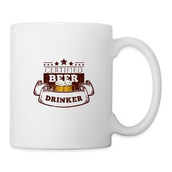 Alkohol - Tasse - Weiß - Rechts