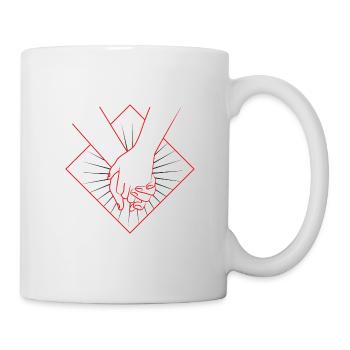 ensemble relation - Mug blanc - blanc - Droite