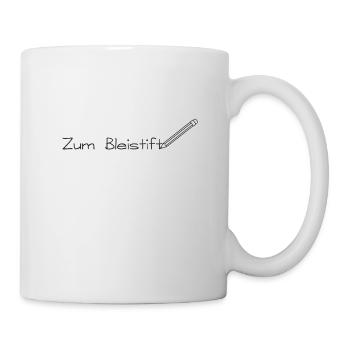 Zum Bleistift - Tasse - Weiß - Rechts