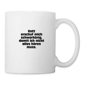 Hard of hearing - Mug - white - Right
