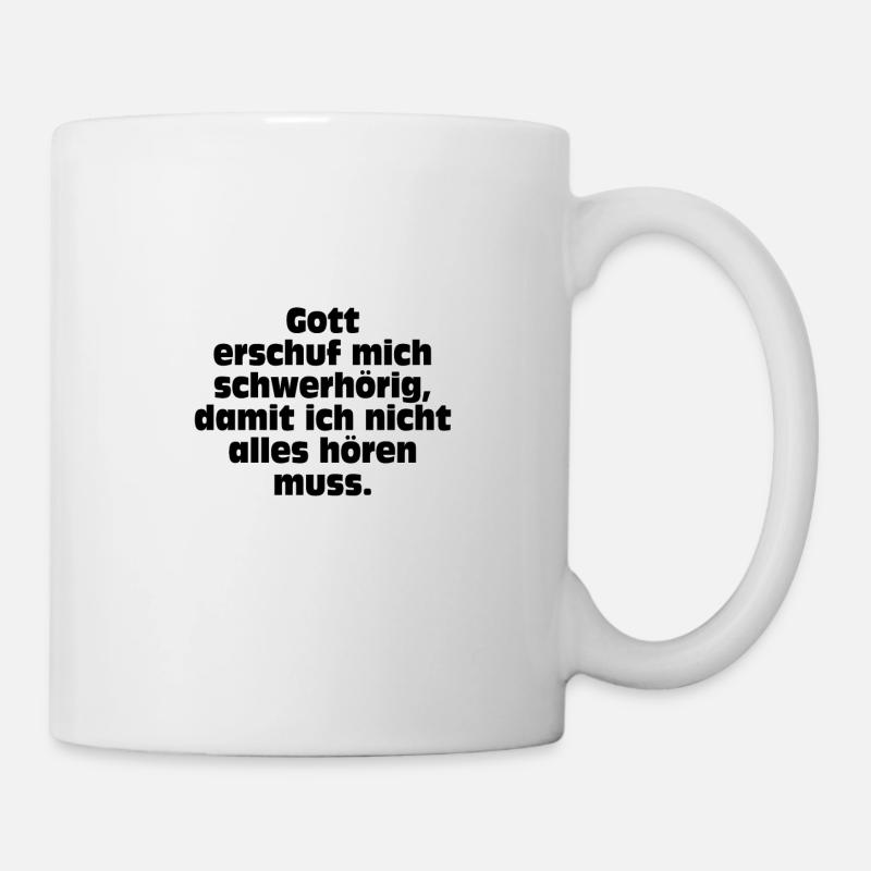 Malentendant - Mug blanc - blanc