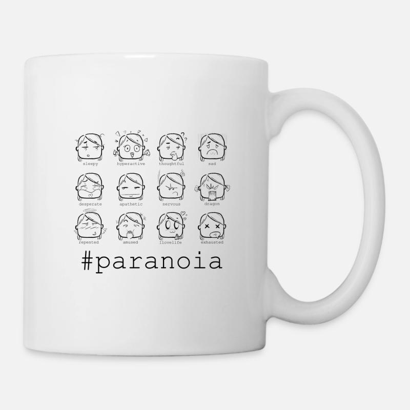 Paranoia (integrierte Version) - Tasse - Weiß