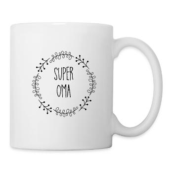 Super Oma - Tasse - Weiß - Rechts