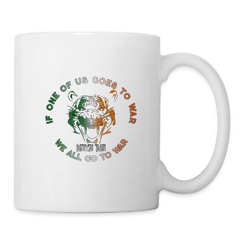 Fighting Irish Tiger One of Us We all go Irland - Tasse - Weiß - Rechts