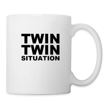 Twins Twins siblings - Mug - white - Right