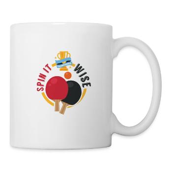 TİSCHTENNİS HOBBY SPORT SPORTS pingpong - Mug - white - Right