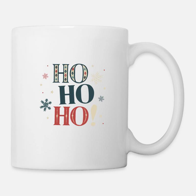 Ho Ho Ho! Christmas is here! - Mug - white