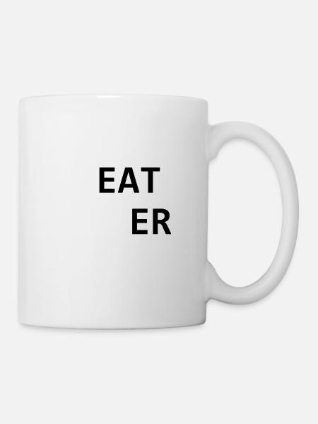 MEAT EATER - Tasse - Weiß