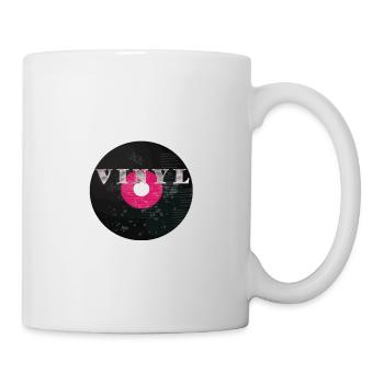 Vinyl - Tasse - Weiß - Rechts