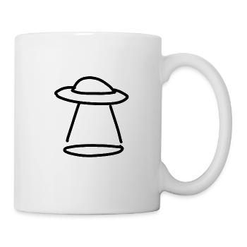 ufo - Mug blanc - blanc - Droite