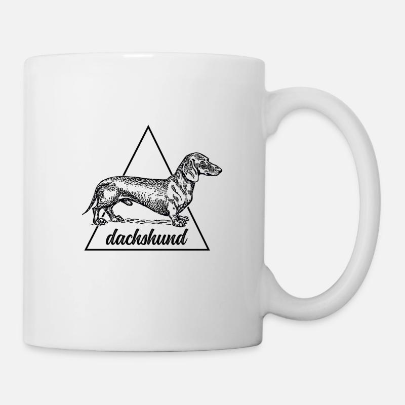 Dachshund dog gift - Mug - white