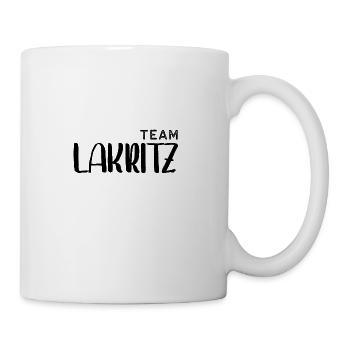 Team Lakritz Bärendreck Süßholz Lakritze Geschenk - Tasse - Weiß - Rechts