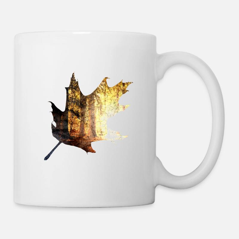 Forêt d'automne - Mug blanc - blanc