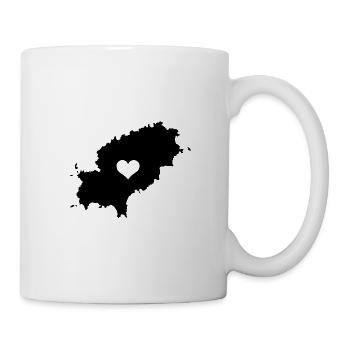 J'aime ibiza - Mug blanc - blanc - Droite