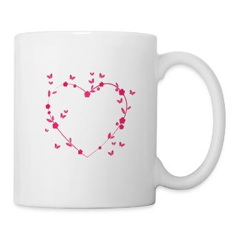 Papillon papillon - Mug blanc - blanc - Droite