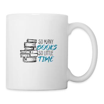 So Many Books So Little Time - Black - Mug - white - Right