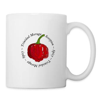 Trinidad Moruga Scorpion Chili Piment Chaud - Mug blanc - blanc - Droite
