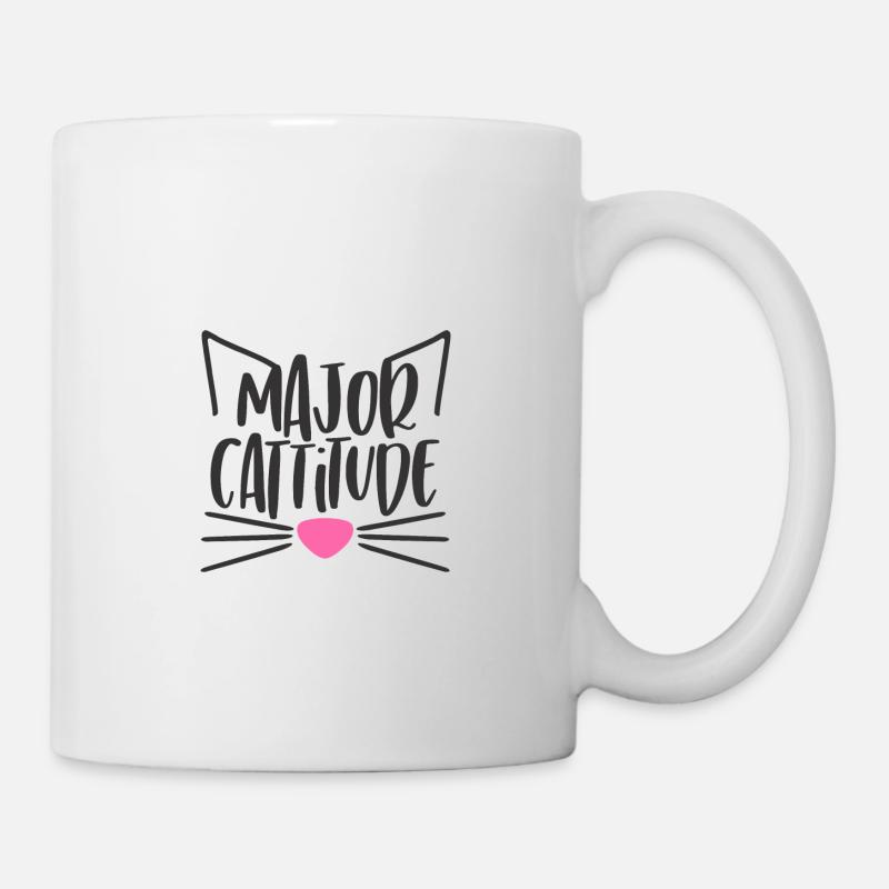 Katze Geschenk Idee - Tasse - Weiß