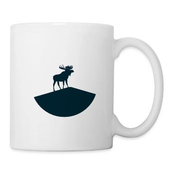 Elch - Tasse - Weiß - Rechts