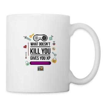 Gamer Nerd Addicted Gambling Level up Gift Game - Mug - white - Right