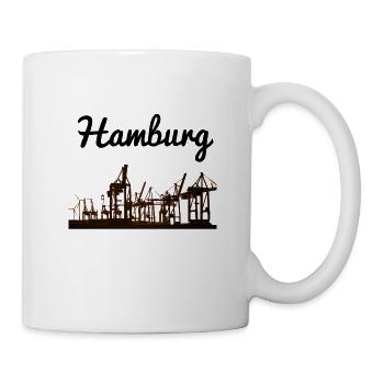 Hamburg Hafen - Tasse - Weiß - Rechts