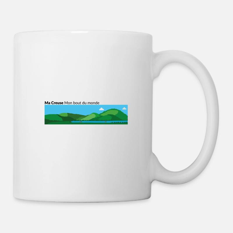 Ma Creuse Mon bout du monde - Mug blanc - blanc