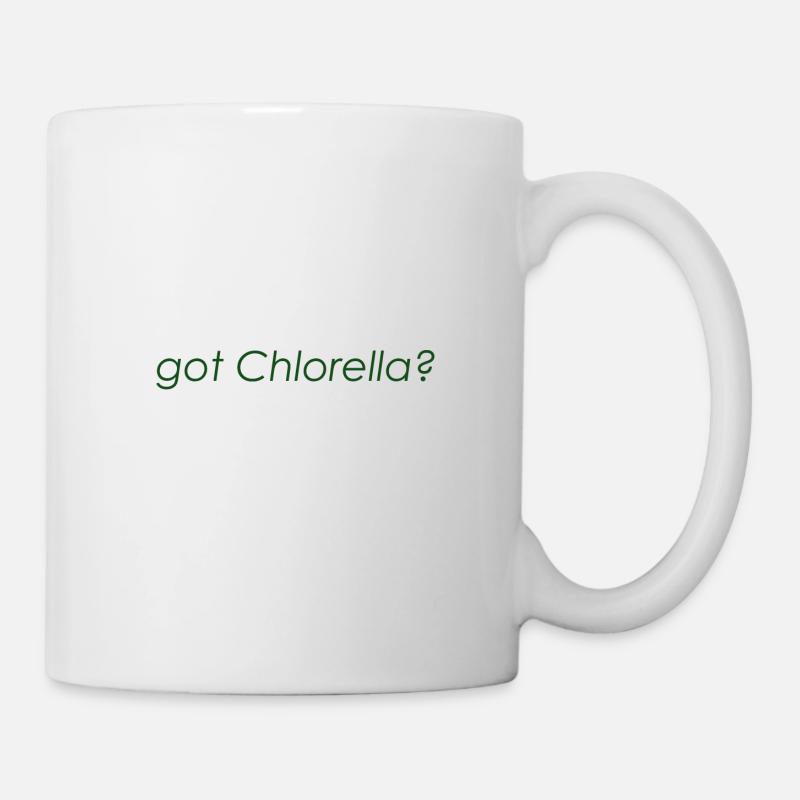 Alge Chlorella - Tasse - Weiß