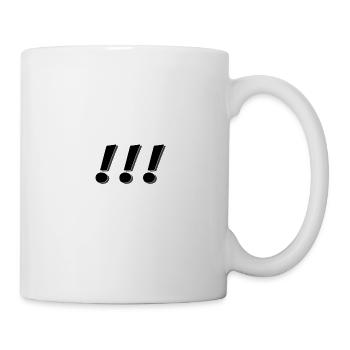 Point d’exclamation - Mug blanc - blanc - Droite