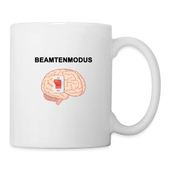 Lustiges Beamten Beamter Beamte Arbeit Geschenk - Tasse - Weiß - Rechts