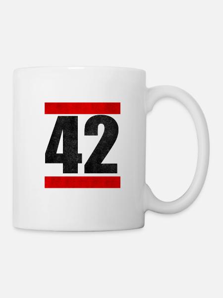 42 The Answer To Everything Die Antwort auf Alles - Tasse - Weiß
