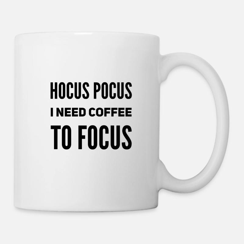 Funny coffee saying simple - Mug - white