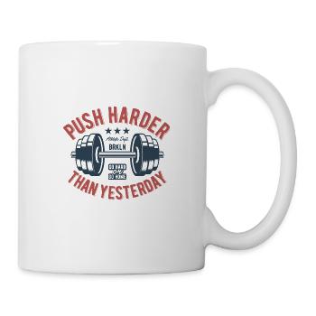 Aller fort ou rentrer à la maison - Mug blanc - blanc - Droite
