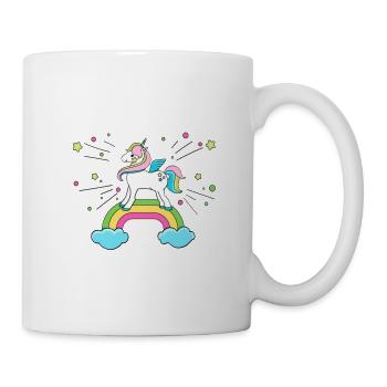 licorne - Mug blanc - blanc - Droite