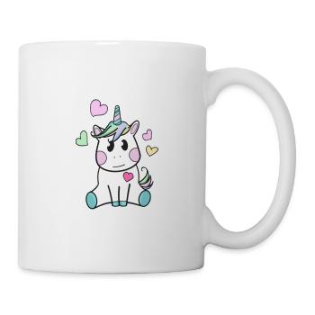 licorne - Mug blanc - blanc - Droite